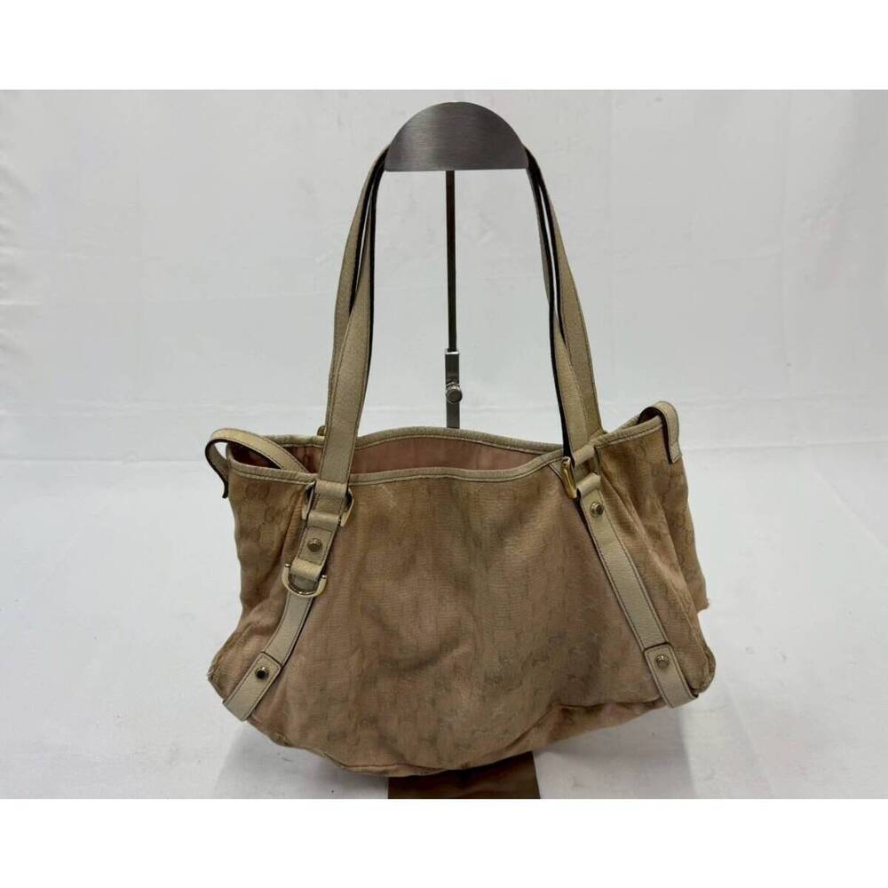 GUCCI Abbey GG Canvas Handbag